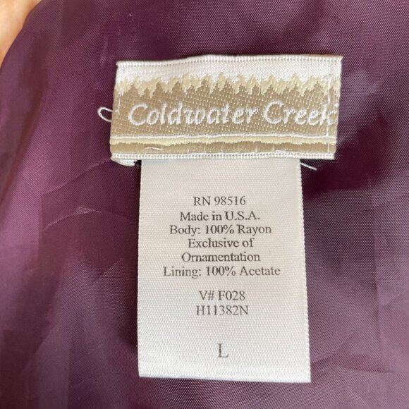 Velvet Jacket Lace Collar Purple Women Button Up Victorian‎ Size Large Delicate - Picture 7 of 11